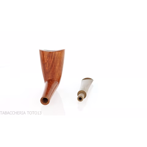 Francesco Ganci pipa forma Dublin cutty finitura radica naturale - Pipe