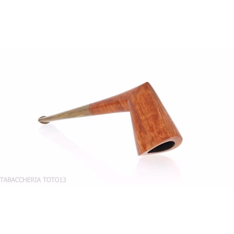 Francesco Ganci pipa forma Dublin cutty finitura radica naturale - Pipe