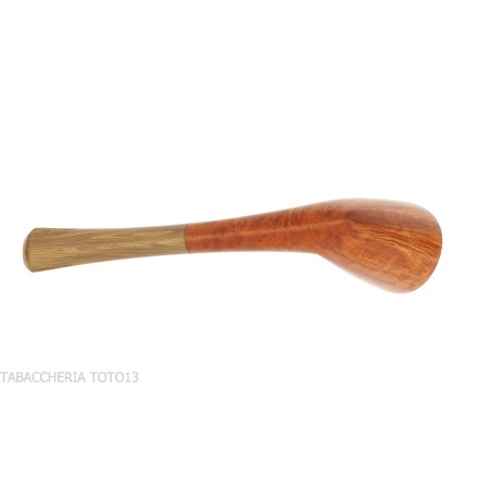 Francesco Ganci Pfeife Dublin Cutty Shape mit natürlichem Bruyère-Finish - Tabakpfeifen