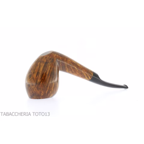 F.Ganci gebogene pfeifehaken in Cutty-Form aus dunklem Dornbusch - Tabakpfeifen