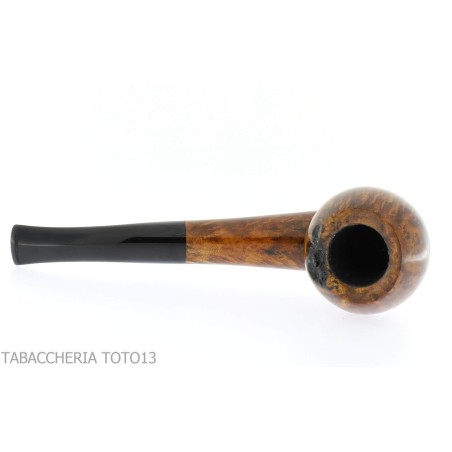 F.Ganci curved Cutty shape pipe hooks in dark finish briar - Tobacco Pipes - Natural root