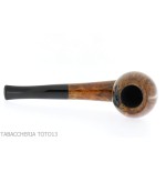 F.Ganci pipa con forma de cutty semicurvados en brezo con acabado oscuro - Pipas de Tabaco