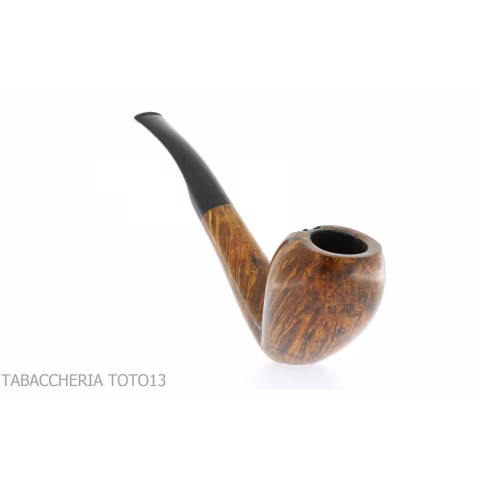F.Ganci gebogene pfeifehaken in Cutty-Form aus dunklem Dornbusch - Tabakpfeifen