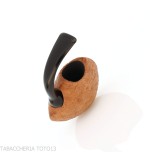 C-pipe Wang forma Vest Pocket in radica sabbiata chiara - Pipe