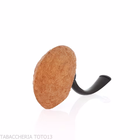 C-pipe Wang forma Vest Pocket in radica sabbiata chiara - Pipe