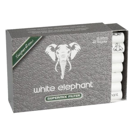 Filtres à Pipe supermix 9 mm éléphant blanc - Accessoires pour pipes - écume de mer - sépiolite