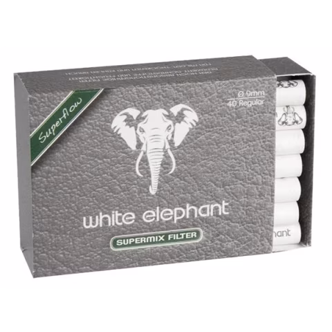 White elephant supermix filtri per pipa 9mm - Accessori Per Pipe