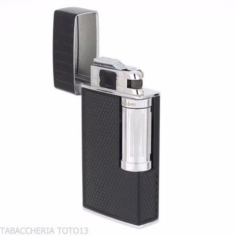 Colibrì Julius Black and Chrome Double Flame Lighter - Lighters - Metal