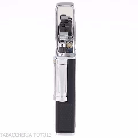 Colibrì Julius Black and Chrome Double Flame Lighter - Lighters - Metal