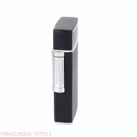 Colibrì Julius Black and Chrome Double Flame Lighter - Lighters - Metal