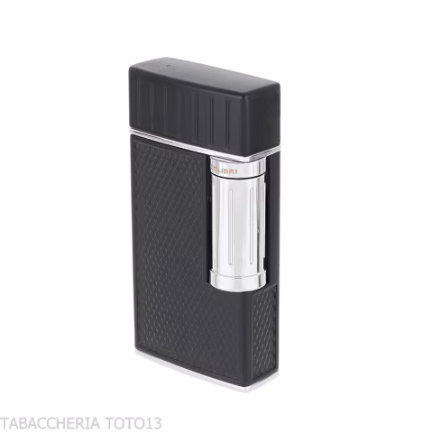 Colibrì Julius Black and Chrome Double Flame Lighter - Lighters - Metal