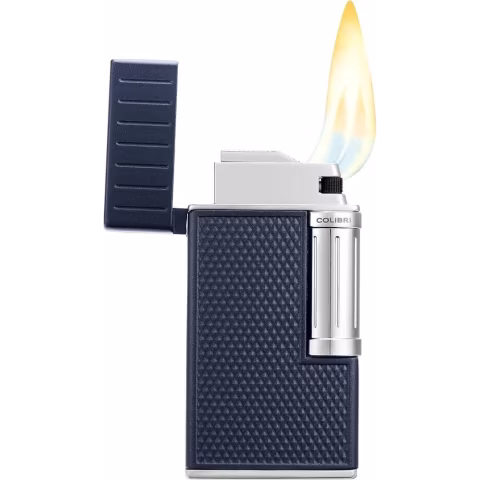 Colibrì Julius Black and Chrome Double Flame Lighter - Lighters - Metal