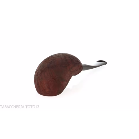 Tsuge Tevina 101 Tomato Freehand Sandblasted Briar - Tobacco Pipes - Natural root