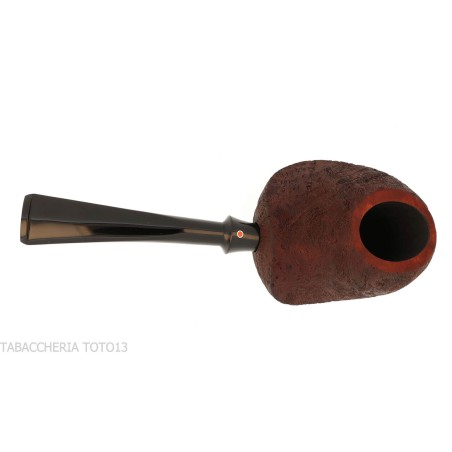Tsuge Tevina 101 tomato freehand en bruyère sablée - Pipe Pour le Tabac - Racine naturelle
