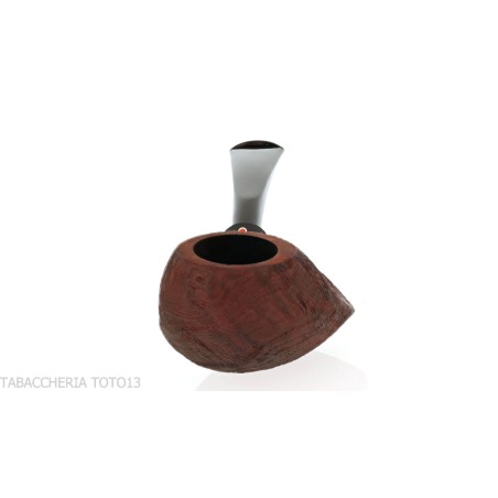 Tsuge Tevina 101 tomato freehand en bruyère sablée - Pipe Pour le Tabac - Racine naturelle