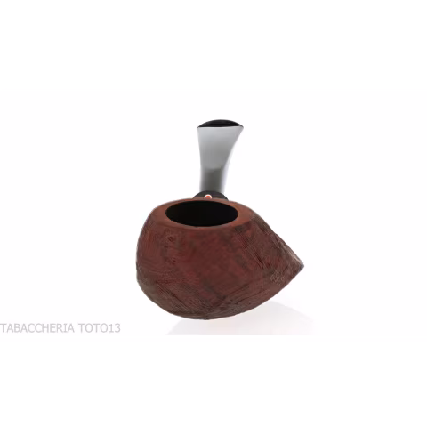 Tsuge Tevina 101 tomato freehand en brezo pulido con chorro de arena - Pipas de Tabaco