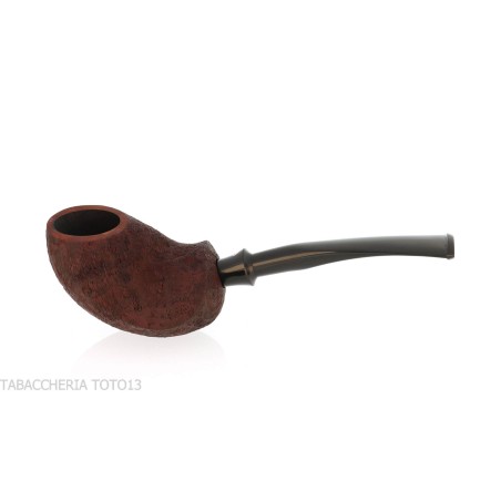 Tsuge Tevina 101 tomato freehand en bruyère sablée - Pipe Pour le Tabac - Racine naturelle