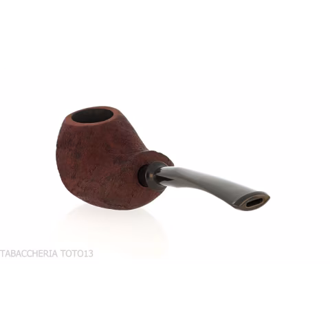 Tsuge Tevina 101 tomato freehand en brezo pulido con chorro de arena - Pipas de Tabaco