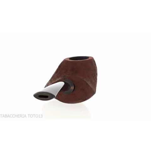 Tsuge Tevina 101 Tomato Freehand Sandblasted Briar - Tobacco Pipes - Natural root