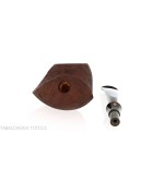 Tsuge Tevina 101 tomato freehand en brezo pulido con chorro de arena - Pipas de Tabaco