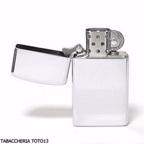 Zippo Slim Lighter Petrol Bright Chrome-Lighters Zippo