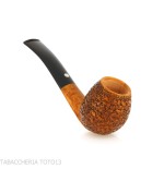 Mastro de Paja forme de apple semi-courbée en bruyère rustique - Pipe Pour le Tabac - Racine naturelle