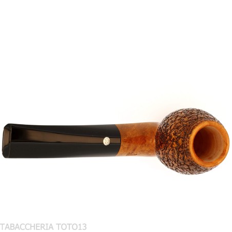 Mastro de Paja forme de apple semi-courbée en bruyère rustique - Pipe Pour le Tabac - Racine naturelle