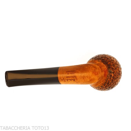 Mastro de Paja forme de apple semi-courbée en bruyère rustique - Pipe Pour le Tabac - Racine naturelle
