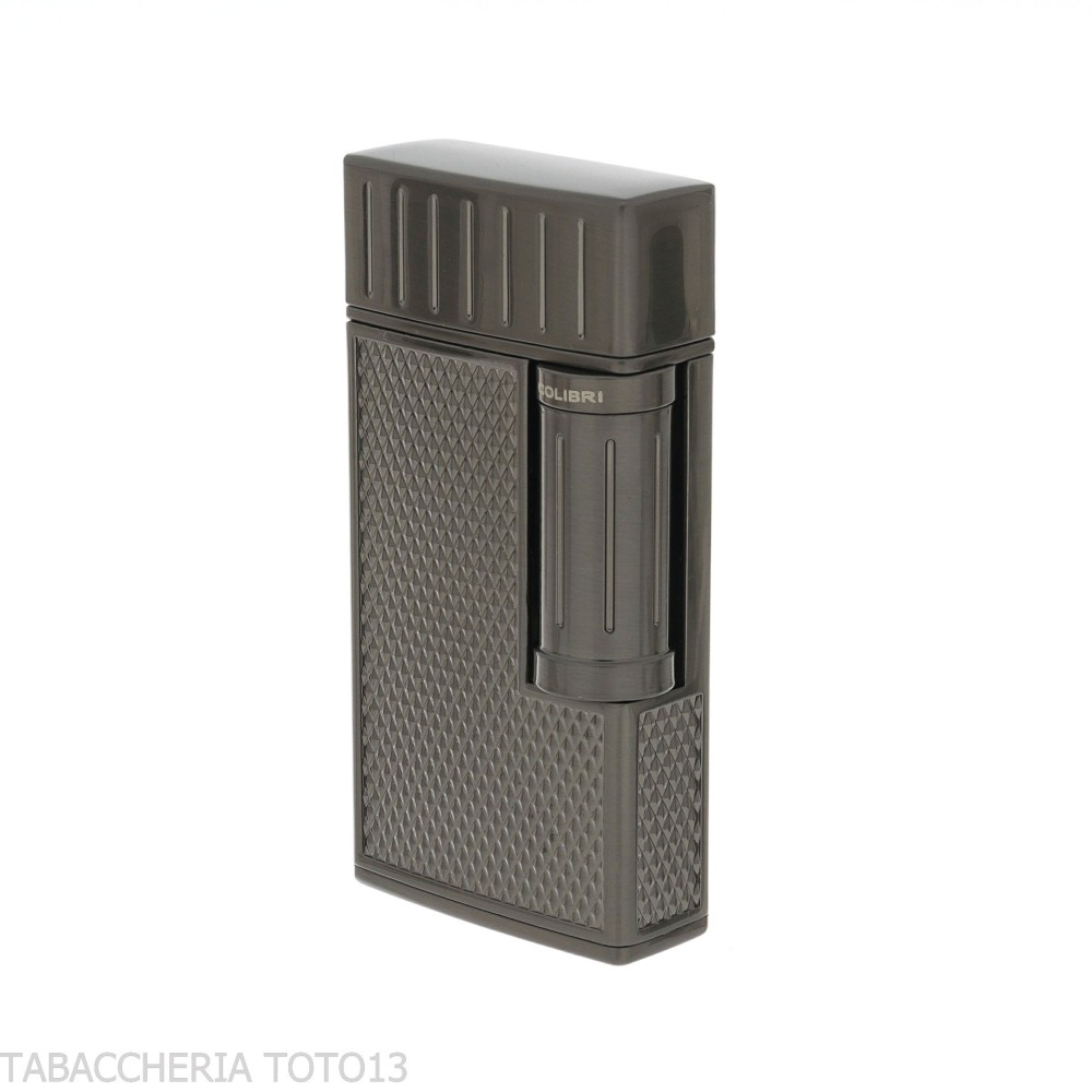 Julius Colibrì Gunmetal Doppelflammenfeuerzeug - Feuerzeuge