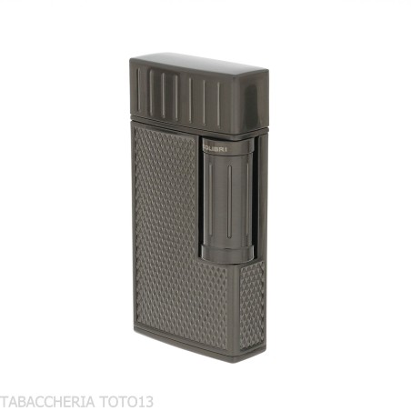 Julius Colibrì Gunmetal Doppelflammenfeuerzeug - Feuerzeuge