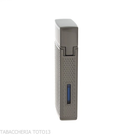Julius Colibrì Gunmetal Doppelflammenfeuerzeug - Feuerzeuge