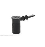 Pipa Tsuge Spider B13 en concepto de calabaza inversa de brezo negro pulido con chorro de arena - Pipas de Tabaco