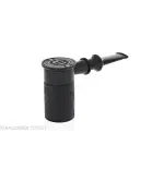 Pipa Tsuge Spider B13 en concepto de calabaza inversa de brezo negro pulido con chorro de arena - Pipas de Tabaco