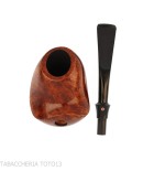 Tsuge Tevina 101 tomato freehand in polished briar - Tobacco Pipes - Natural root