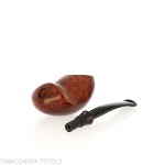 Tsuge Tevina 101 tomato freehand en ronce brillante - Tsuge Pipe