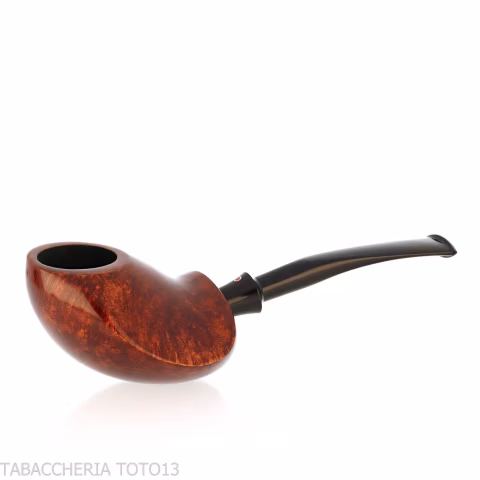 Tsuge Tevina 101 tomato freehand in polished briar - Tobacco Pipes - Natural root