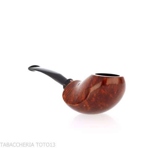 Tsuge Tevina 101 tomato freehand in polished briar - Tobacco Pipes - Natural root