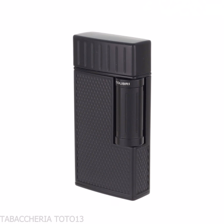 Briquet Julius Colibrì Noir Double Flamme - Briquets - Métal