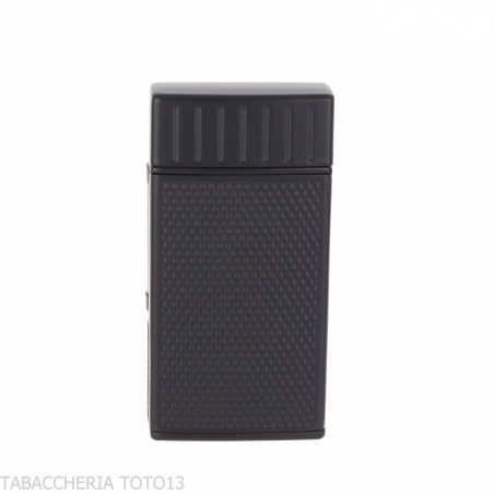 Briquet Julius Colibrì Noir Double Flamme - Briquets - Métal