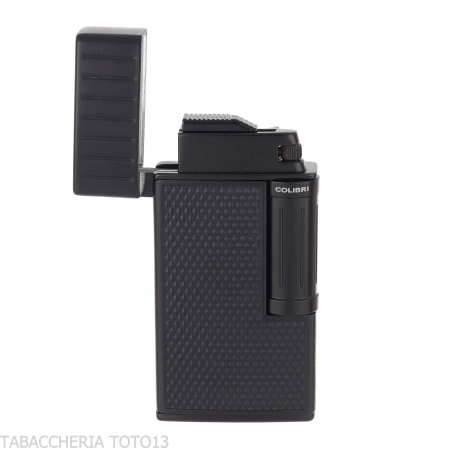 Briquet Julius Colibrì Noir Double Flamme - Briquets - Métal
