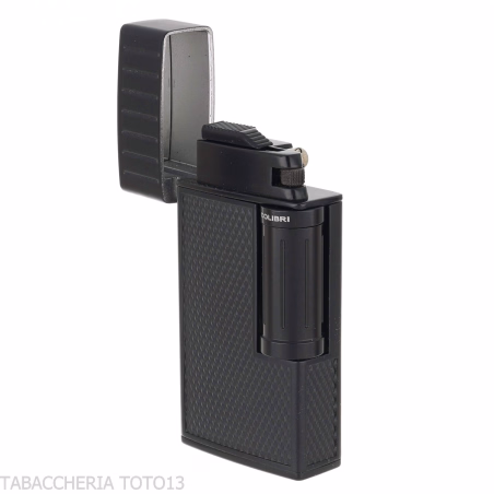 Briquet Julius Colibrì Noir Double Flamme - Briquets - Métal