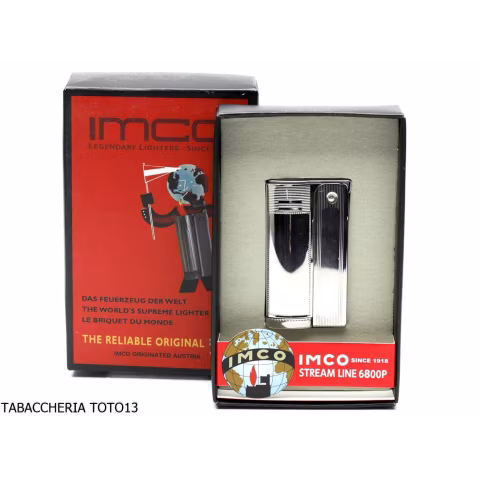 Imco Streamline smooth chrome petrol lighter - Lighters - Metal