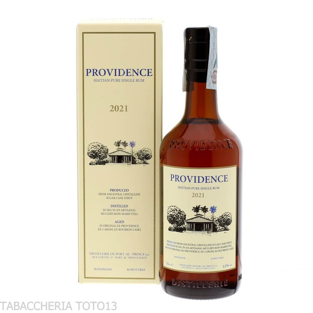 Providence Haitian pure single rum ex-Caroni casks Vol.52% Cl.70 - Distillerie de Port-au-Prince