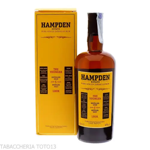 Hampden Estate LROK 2018 the younger Jamaica rum Vol.47% Cl.70 - Destilliert