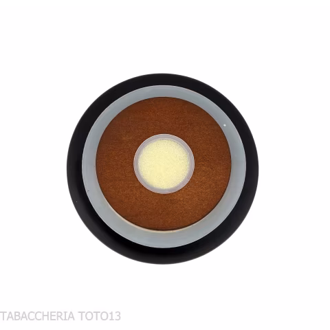 Vaso ceramica nera opaca per tabacco da pipa o sigaretta - Accessori Per Pipe
