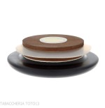 Black matt ceramic jar for pipe or cigarette tobacco - Accessories for tobacco pipes - Ceramic