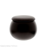 Vase en céramique noir mat pour tabac à pipe ou à cigarette - Accessoires pour pipes - Céramique