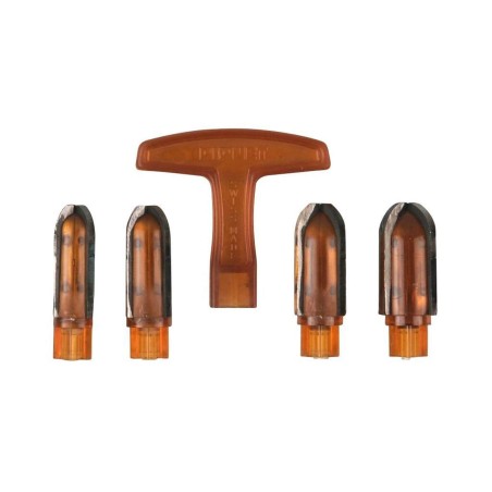 Kit Pipnet cortadores de pipas raspadores 4 cabezales diferentes diámetros - Accesorios para pipas de tabaco