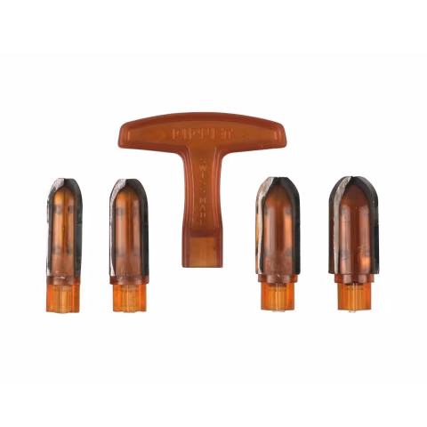 Pipnet pipe bowl cutter kit 4 different diameter heads - Accessories for tobacco pipes - Metal