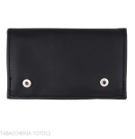 Bauletto per 2 pipe 2 accessori e tabacco in pelle marrone stampa intreccio - Accessori Per Pipe